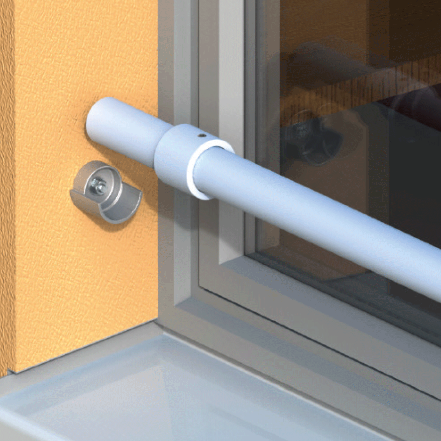 dani alu - Barnet : barre d'appui aluminium pour fenêtre