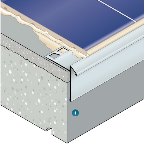 Baguette - Profilé de finition alu pour carrelage