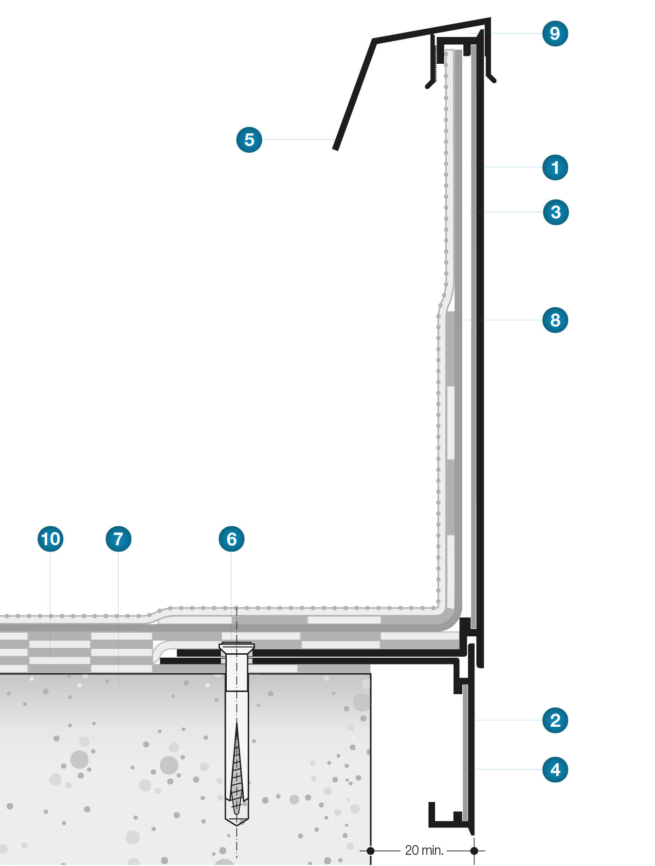 rivnet-bande-rive-systeme-aluminium-bardage-rehausse-protection-releve-etanche-toiture-terrasse-etancheite-isolation-couverture-equerre-couvreur-etancheur-coulure-Riveco-ITE